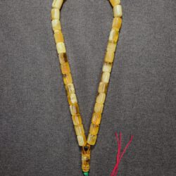 Natural Baltic amber handmade rosary - 33 beads (ART 02-2023)-min