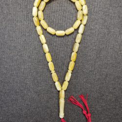 Natural Baltic amber handmade rosary - 37 beads (ART 31-2023)