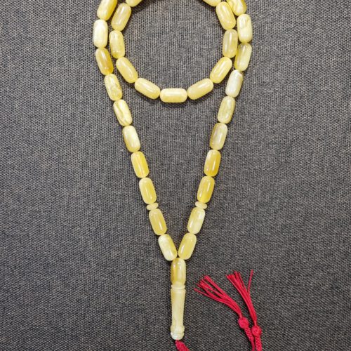 Natural Baltic amber handmade rosary - 37 beads (ART 31-2023)