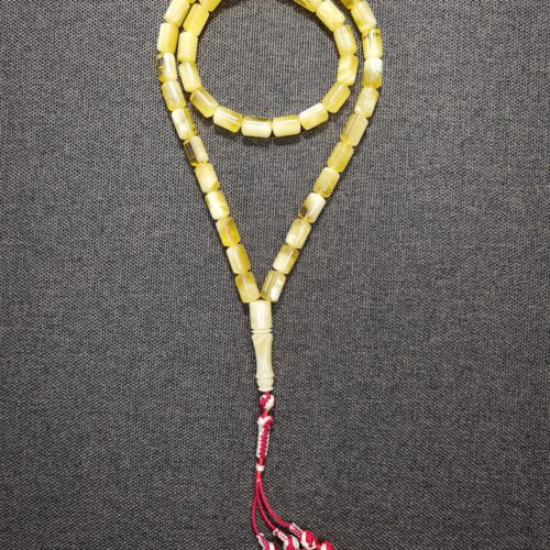 Natural Baltic amber handmade rosary - 45 beads (ART 04-2023)-min