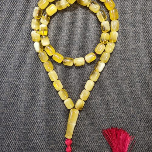 Natural Baltic amber handmade rosary - 45 beads (ART 33-2023)