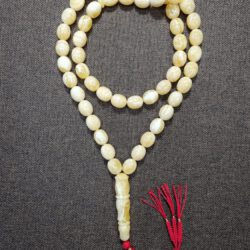 Natural Baltic amber handmade rosary - 51 beads (ART 17-2023)-min
