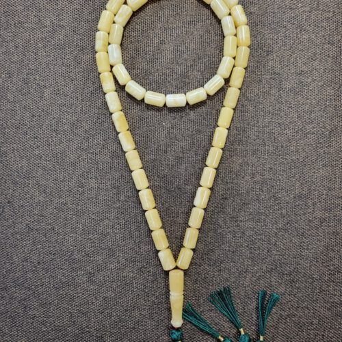 Natural Baltic amber handmade rosary - 51 beads (ART 36-2023)