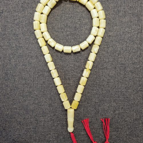 Natural Baltic amber handmade rosary - 51 beads (ART 39-2023)
