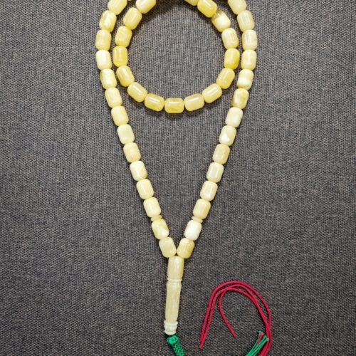 Natural Baltic amber handmade rosary - 55 beads (ART 14-2023)-min