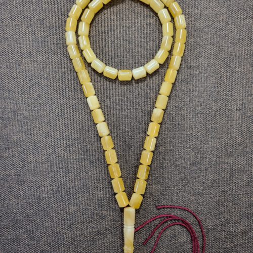Natural Baltic amber handmade rosary - 57 beads (ART 40-2023)