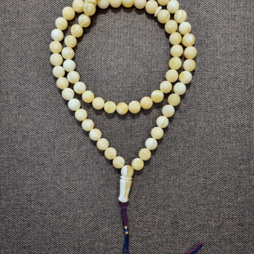 Natural Baltic amber handmade rosary - 66 beads (ART 05-2023)-min