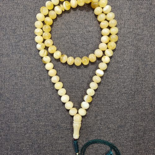 Natural Baltic amber handmade rosary - 66 beads (ART 30-2023)