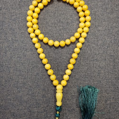 Natural Baltic amber handmade rosary - 66 beads (ART 43-2023)