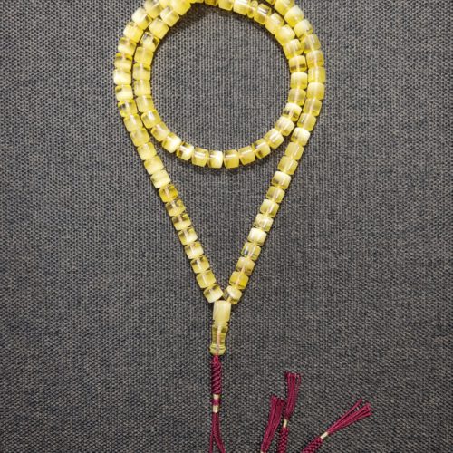 Natural Baltic amber handmade rosary - 81 beads (ART 19-2023)-min